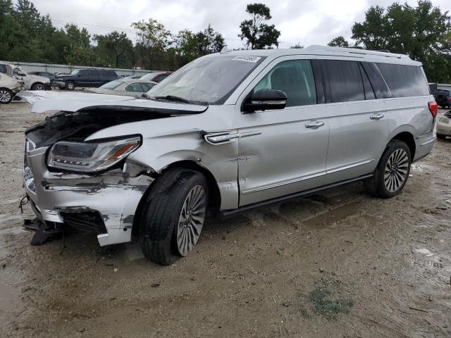 5LMJJ3LT5KEL14122 - 2019 LINCOLN NAVIGATOR L RESERVE SILVER photo 1