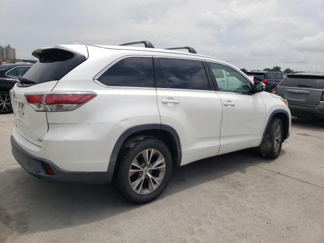 5TDKKRFH4FS064150 - 2015 TOYOTA HIGHLANDER XLE 白色 照片 3