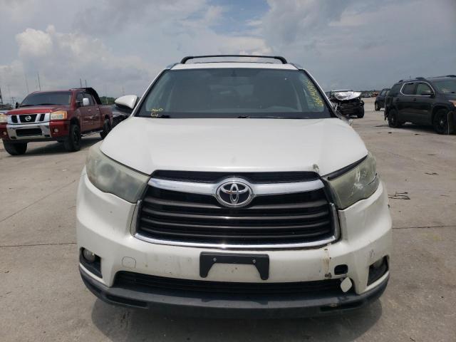 5TDKKRFH4FS064150 - 2015 TOYOTA HIGHLANDER XLE 白色 照片 5