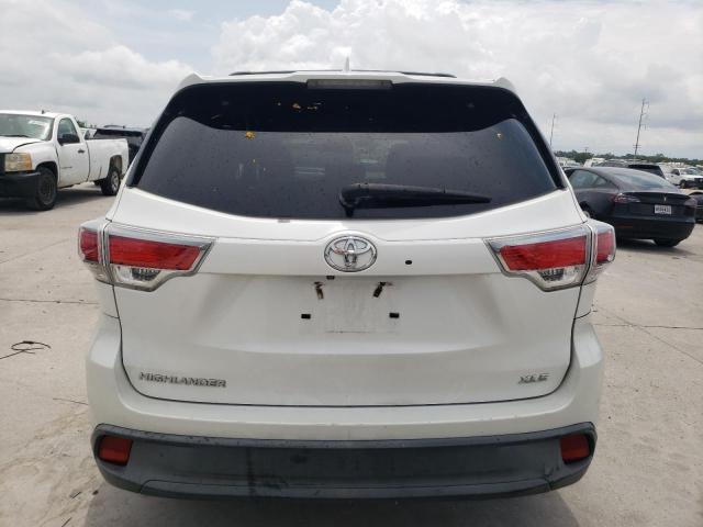 5TDKKRFH4FS064150 - 2015 TOYOTA HIGHLANDER XLE 白色 照片 6