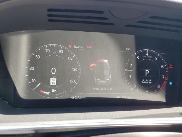 SALWR2RV6KA421219 - 2019 LAND ROVER RANGE ROVE HSE BLACK photo 9