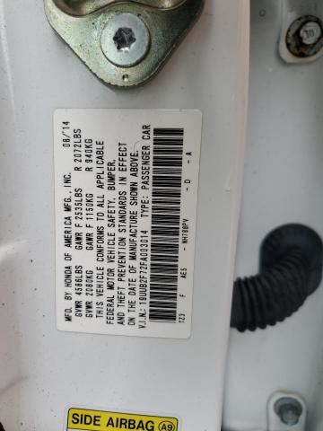 19UUB2F72FA003014 - 2015 ACURA TLX ADVANCE WHITE photo 12