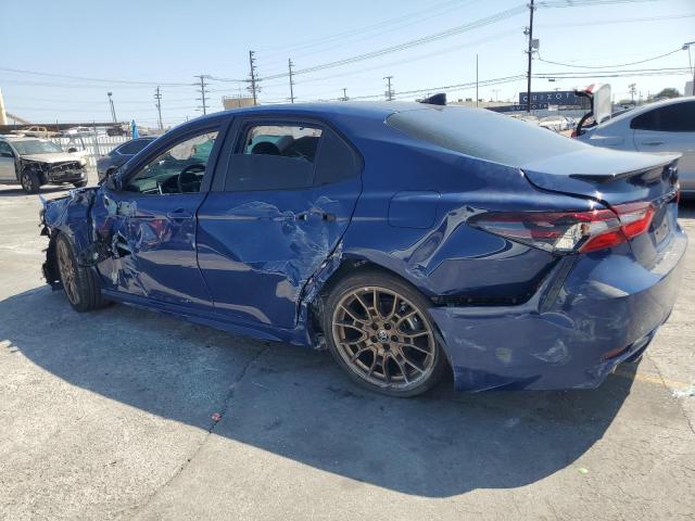 4T1T31AKXRU073176 - 2024 TOYOTA CAMRY SE NIGHT SHADE BLUE photo 2