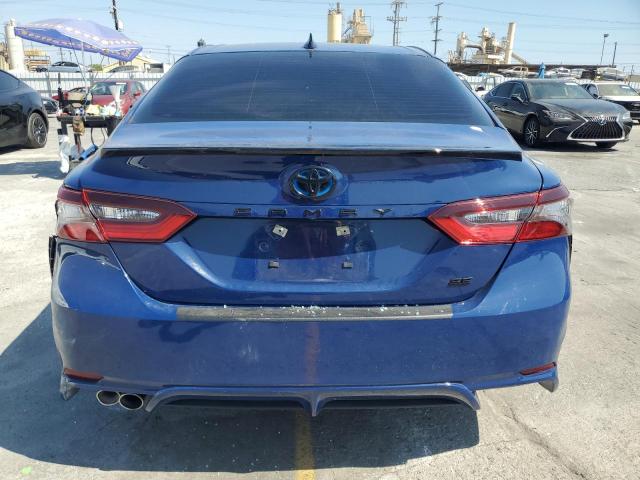 4T1T31AKXRU073176 - 2024 TOYOTA CAMRY SE NIGHT SHADE BLUE photo 6