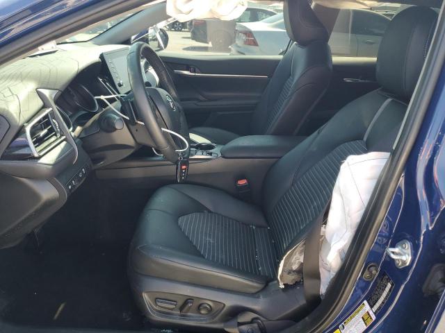 4T1T31AKXRU073176 - 2024 TOYOTA CAMRY SE NIGHT SHADE BLUE photo 7