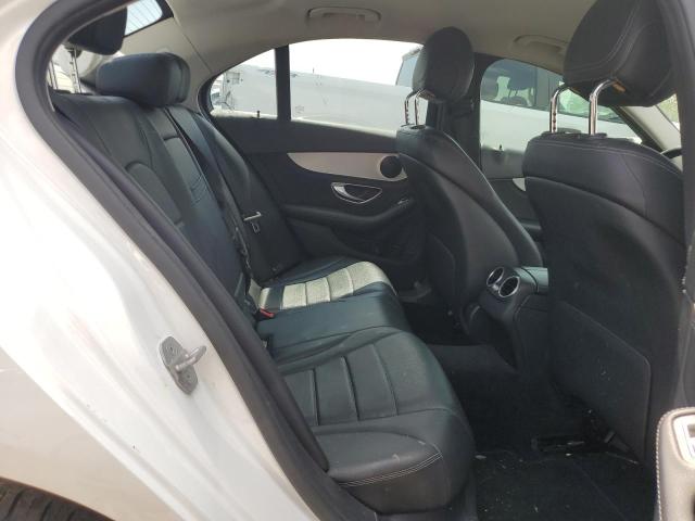 55SWF4KB9GU103488 - 2016 MERCEDES-BENZ C 300 4MATIC WHITE photo 10