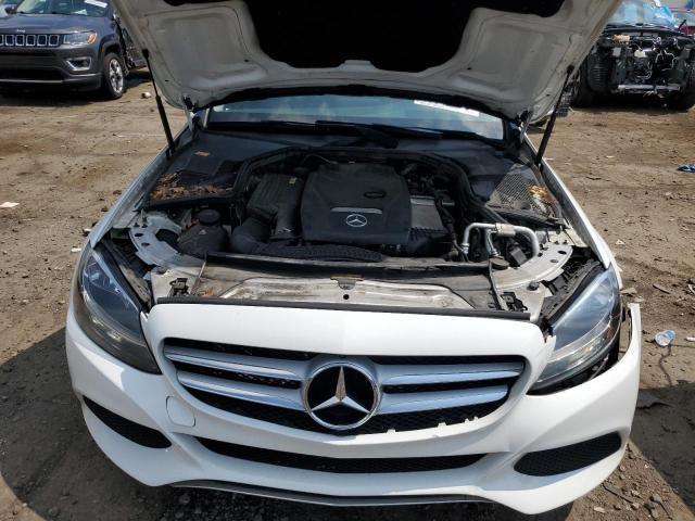 55SWF4KB9GU103488 - 2016 MERCEDES-BENZ C 300 4MATIC WHITE photo 11