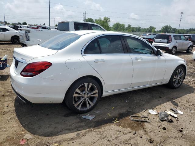 55SWF4KB9GU103488 - 2016 MERCEDES-BENZ C 300 4MATIC WHITE photo 3