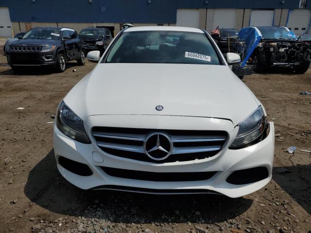 55SWF4KB9GU103488 - 2016 MERCEDES-BENZ C 300 4MATIC WHITE photo 5