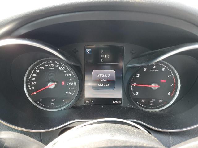 55SWF4KB9GU103488 - 2016 MERCEDES-BENZ C 300 4MATIC WHITE photo 9