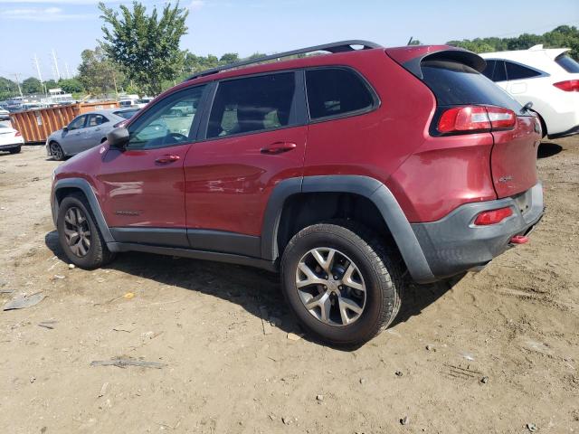 1C4PJMBS7EW132291 - 2014 JEEP CHEROKEE TRAILHAWK RED photo 2