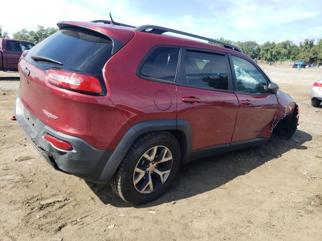 1C4PJMBS7EW132291 - 2014 JEEP CHEROKEE TRAILHAWK RED photo 3