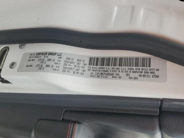 1C4PJMBS7FW550349 - 2015 JEEP CHEROKEE TRAILHAWK 白色 照片 13