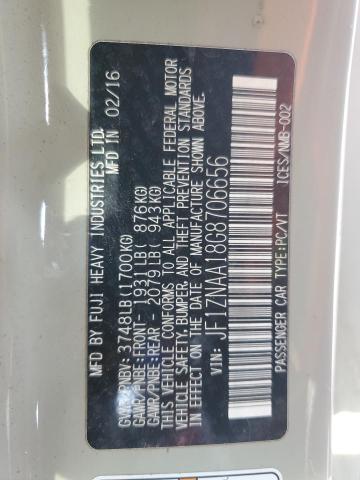 JF1ZNAA18G8706656 - 2016 TOYOTA SCION FR-S ბეჟი ფოტო 12