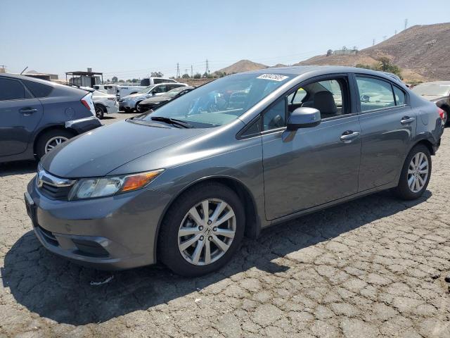 2HGFB2F92CH553045 - 2012 HONDA CIVIC EXL GRAY photo 1