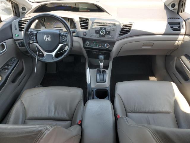 2HGFB2F92CH553045 - 2012 HONDA CIVIC EXL GRAY photo 8