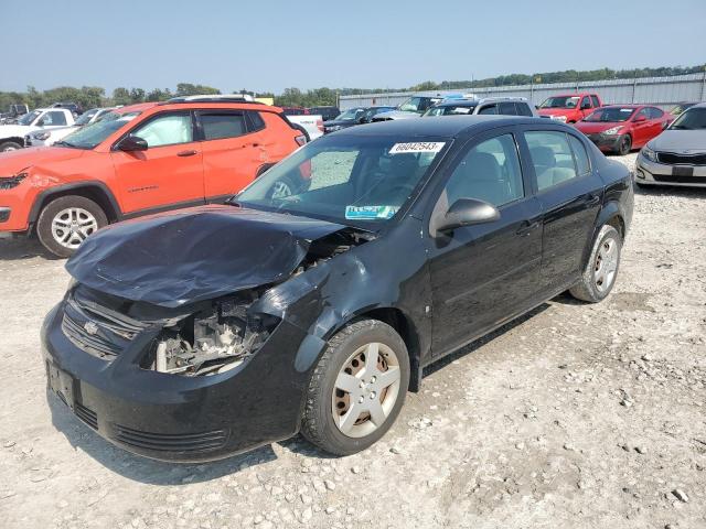 1G1AK58F687116674 - 2008 CHEVROLET COBALT LS BLACK photo 1