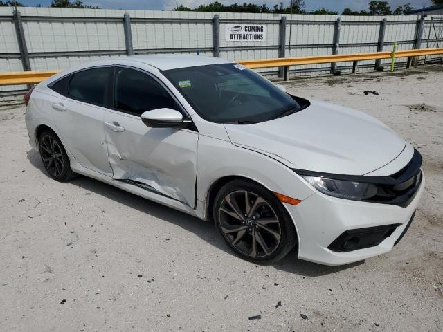 2HGFC2F88LH564698 - 2020 HONDA CIVIC SPORT WHITE photo 4