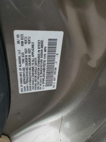 5FNRL3H51AB010216 - 2010 HONDA ODYSSEY EX GOLD photo 13