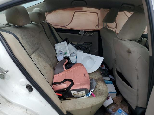 19XFB2F73FE036897 - 2015 HONDA CIVIC SE თეთრი ფოტო 10