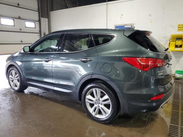 5XYZWDLA6DG062259 - 2013 HYUNDAI SANTA FE S მწვანე ფოტო 2