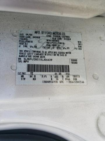 5LMFU28515LJ04439 - 2005 LINCOLN NAVIGATOR 白色 照片 12