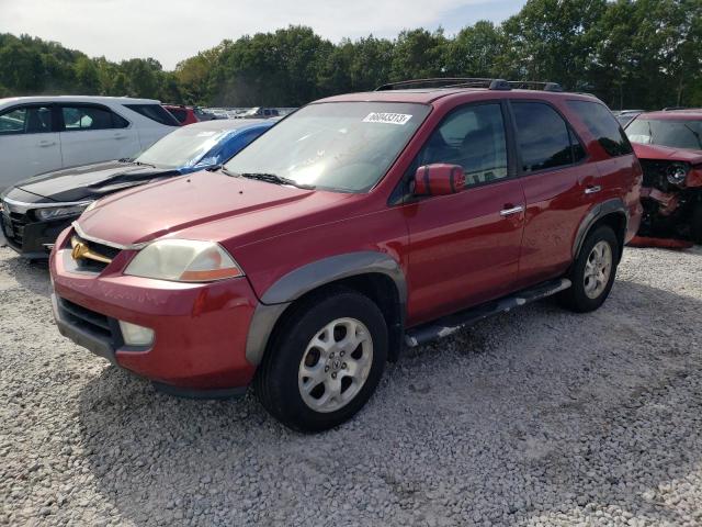 2HNYD18862H515858 - 2002 ACURA MDX TOURING RED photo 1