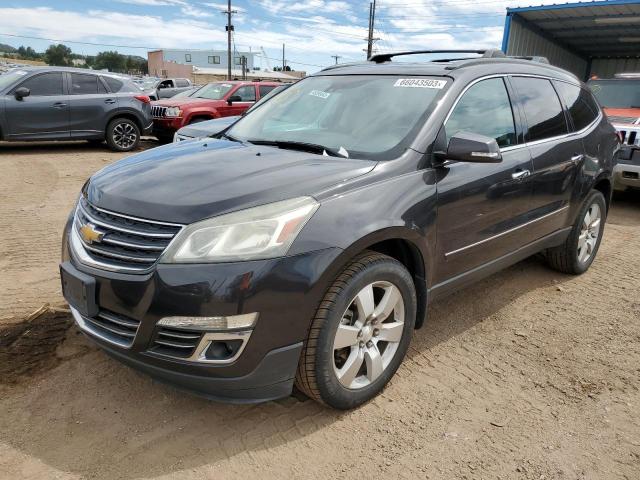 1GNKVJKD6FJ341297 - 2015 CHEVROLET TRAVERSE LTZ GRAY photo 1