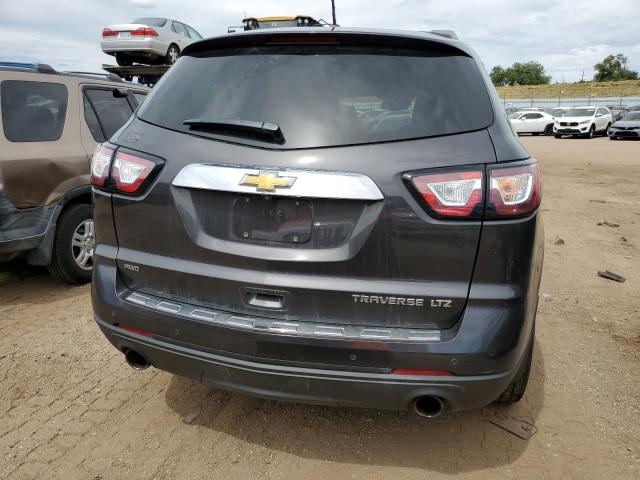 1GNKVJKD6FJ341297 - 2015 CHEVROLET TRAVERSE LTZ GRAY photo 6