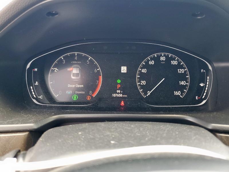 1HGCV1F52JA116692 - 2018 HONDA ACCORD EXL 黑色 照片 9