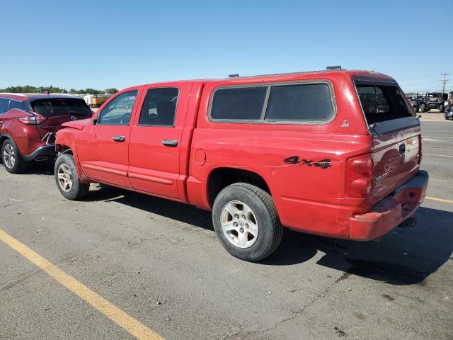 1D7HW48N65S237912 - 2005 DODGE DAKOTA QUAD SLT RED photo 2