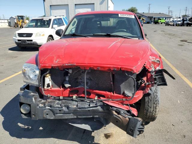 1D7HW48N65S237912 - 2005 DODGE DAKOTA QUAD SLT RED photo 5