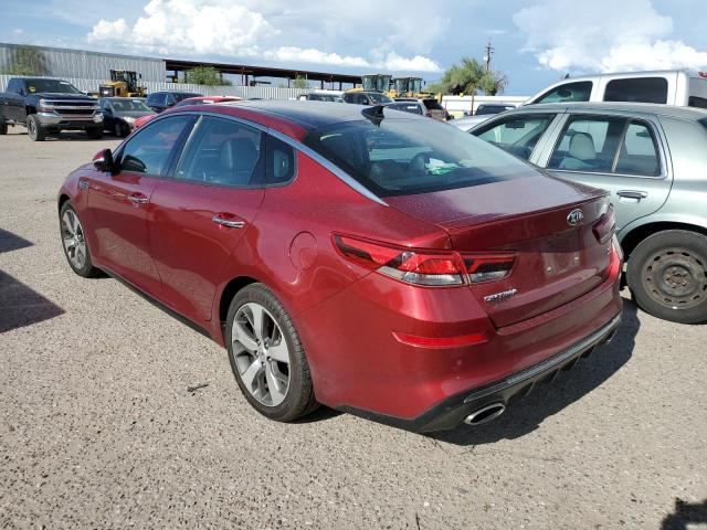 5XXGT4L39KG375390 - 2019 KIA OPTIMA LX RED photo 2