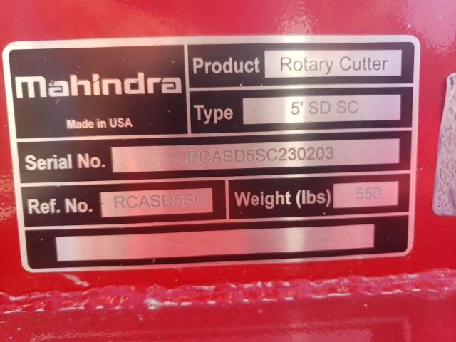 RCASD5SC230203 - 2024 MAHINDRA AND MAHINDRA TRACTOR RED photo 10