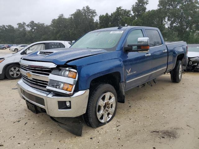 1GC1CWEY0JF100272 - 2018 CHEVROLET SILVERADO C2500 HEAVY DUTY LTZ BLUE photo 1