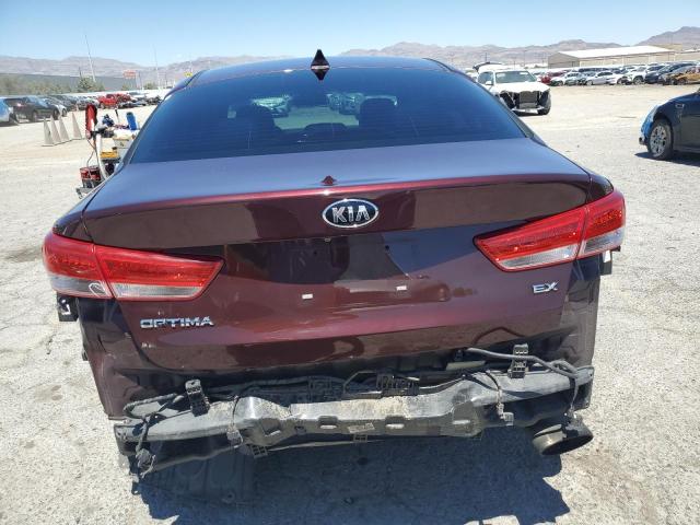 5XXGU4L37JG271489 - 2018 KIA OPTIMA EX Kasztanowy zdjęcie 6