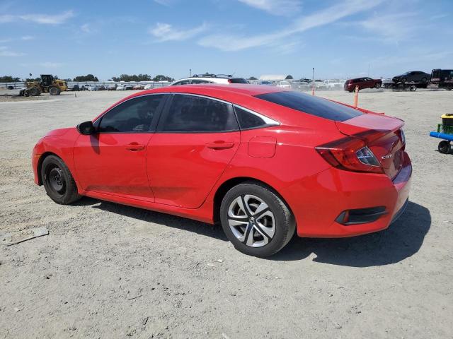 2HGFC2F59JH505999 - 2018 HONDA CIVIC LX RED photo 2