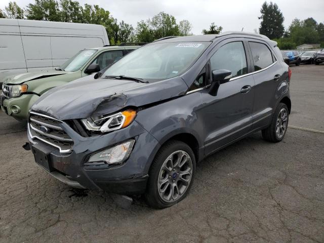 MAJ6S3KL5MC452470 - 2021 FORD ECOSPORT TITANIUM GRAY photo 1