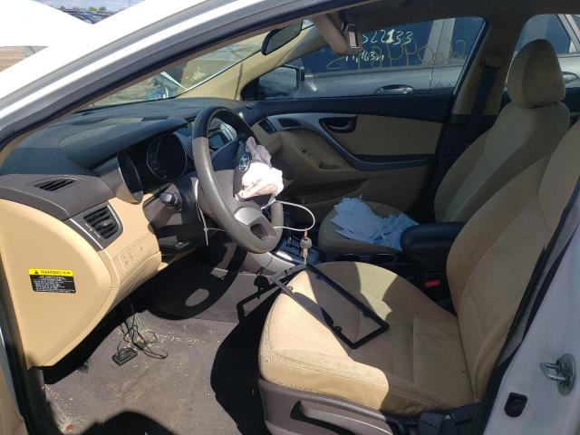 5NPDH4AE7CH139318 - 2012 HYUNDAI ELANTRA GLS WHITE photo 7