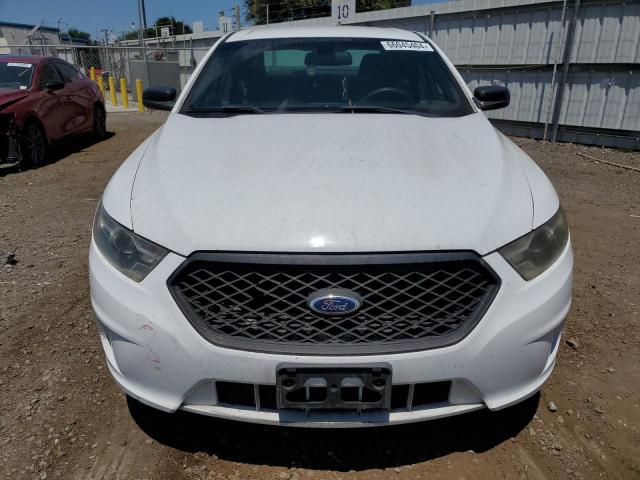 1FAHP2MK1EG185525 - 2014 FORD TAURUS POLICE INTERCEPTOR WHITE photo 5