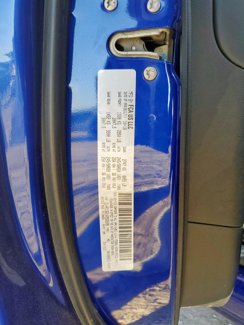 2C4RC1BG1KR532039 - 2019 CHRYSLER PACIFICA TOURING L BLUE photo 13