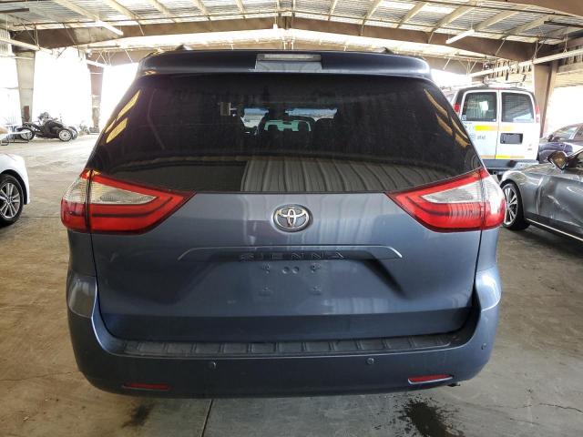 5TDYZ3DC3HS802534 - 2017 TOYOTA SIENNA XLE BLUE photo 6