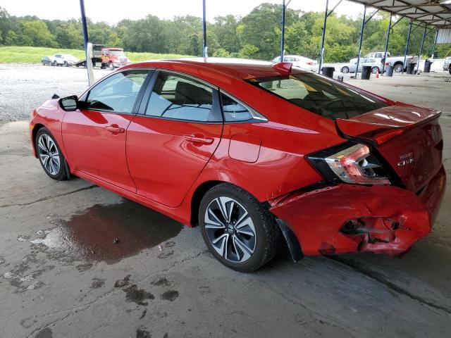 JHMFC1F77JX009071 - 2018 HONDA CIVIC EXL RED photo 2