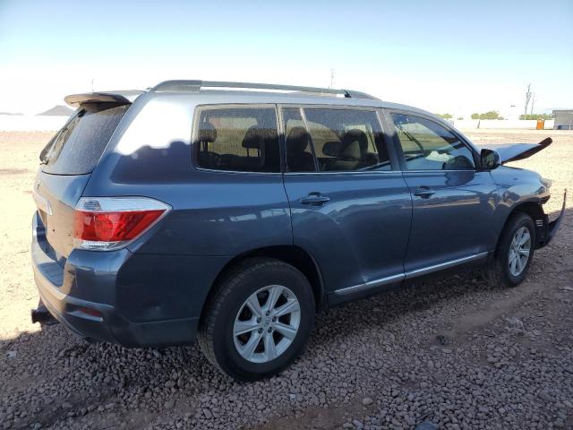 5TDZK3EH4CS052945 - 2012 TOYOTA HIGHLANDER BASE Azul foto 3