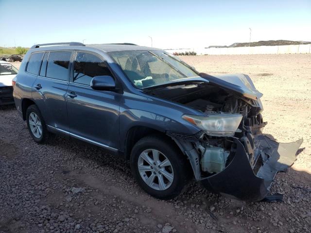 5TDZK3EH4CS052945 - 2012 TOYOTA HIGHLANDER BASE Azul foto 4