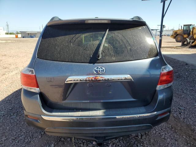 5TDZK3EH4CS052945 - 2012 TOYOTA HIGHLANDER BASE Azul foto 6