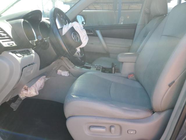 5TDZK3EH4CS052945 - 2012 TOYOTA HIGHLANDER BASE Azul foto 7