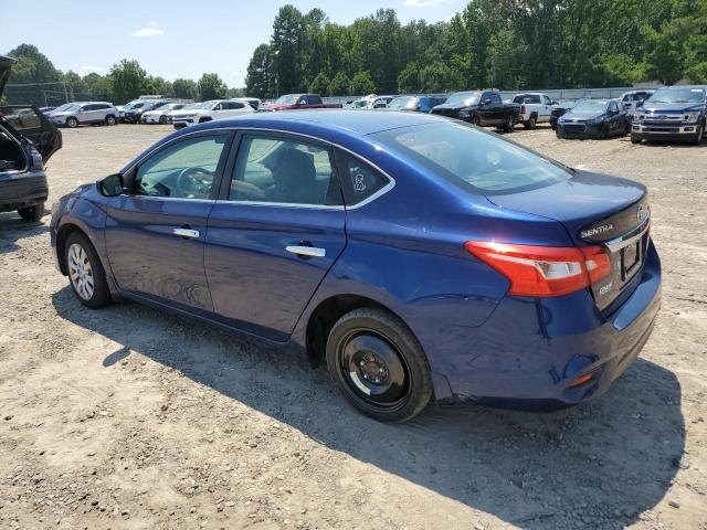 3N1AB7APXKY235228 - 2019 NISSAN SENTRA S BLUE photo 2