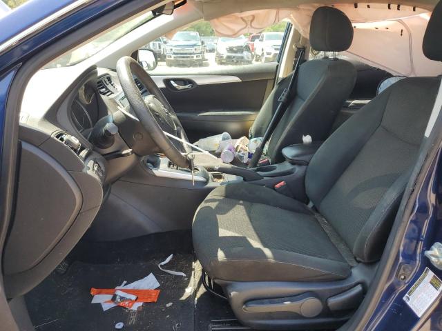 3N1AB7APXKY235228 - 2019 NISSAN SENTRA S BLUE photo 7