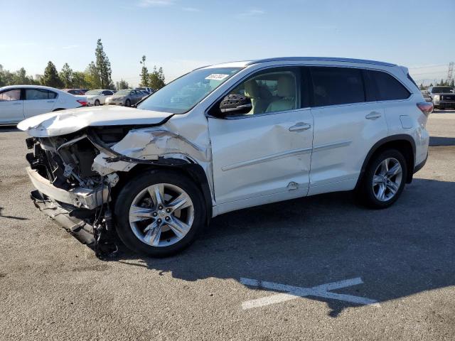 5TDDKRFH5FS077398 - 2015 TOYOTA HIGHLANDER LIMITED WHITE photo 1